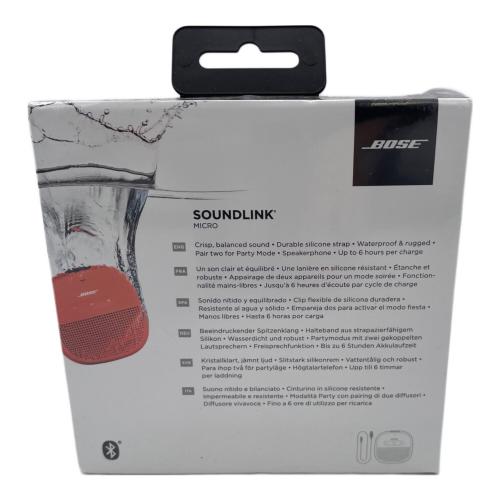 BOSE (ボーズ) Bluetooth対応スピーカー SoundLink Micro