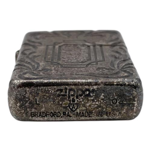 ZIPPO 2003年 アラベスク(3面連続彫り) ■ヤケ有