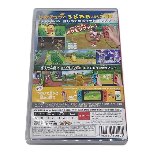 ゲームソフト ポケットモンスター Let's Go！ ピカチュウ CERO A (全年齢対象)