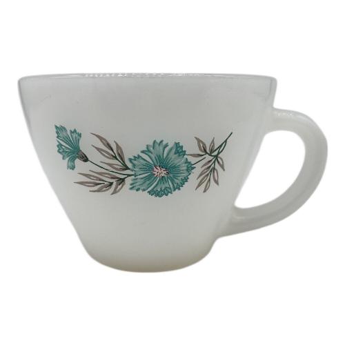 Fire King (ファイヤーキング) カップ&ソーサー USED ボニーブルー