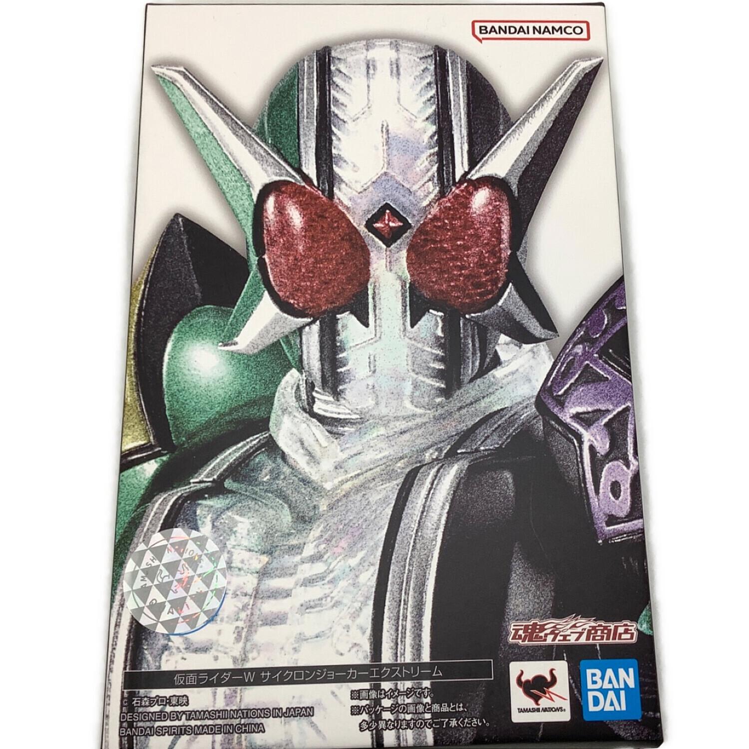 真骨彫 仮面ライダーW サイクロンジョーカーエクストリーム 輸送箱未開封 運命のBody＆Soulがたどり着いた究極（エクストリーム）！S.H.