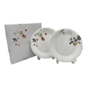 NARUMI (ナルミ) 24㎝ペアプレートセット ルーシーガーデン