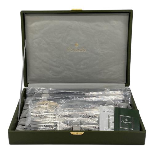 Christofle (クリストフル) カトラリーセット ■リュバンシリーズ ナイフ×2、スプーン×2、フォーク×2