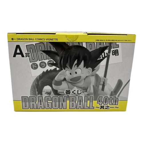 DRAGON BALL 40th 〜其之一〜 A賞 巻一 DRAGON BALL COMICS VIGNETTE フィギュア 一番くじ