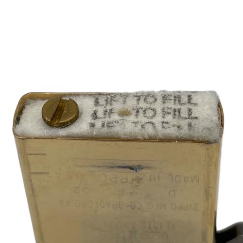 ZIPPO 2002年製 ゴールド