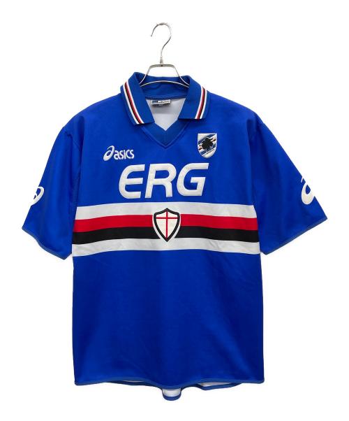 asics (アシックス) サッカーユニフォーム ネイビー サイズ:M