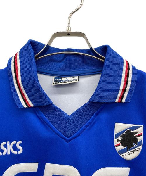 asics (アシックス) サッカーユニフォーム ネイビー サイズ:M