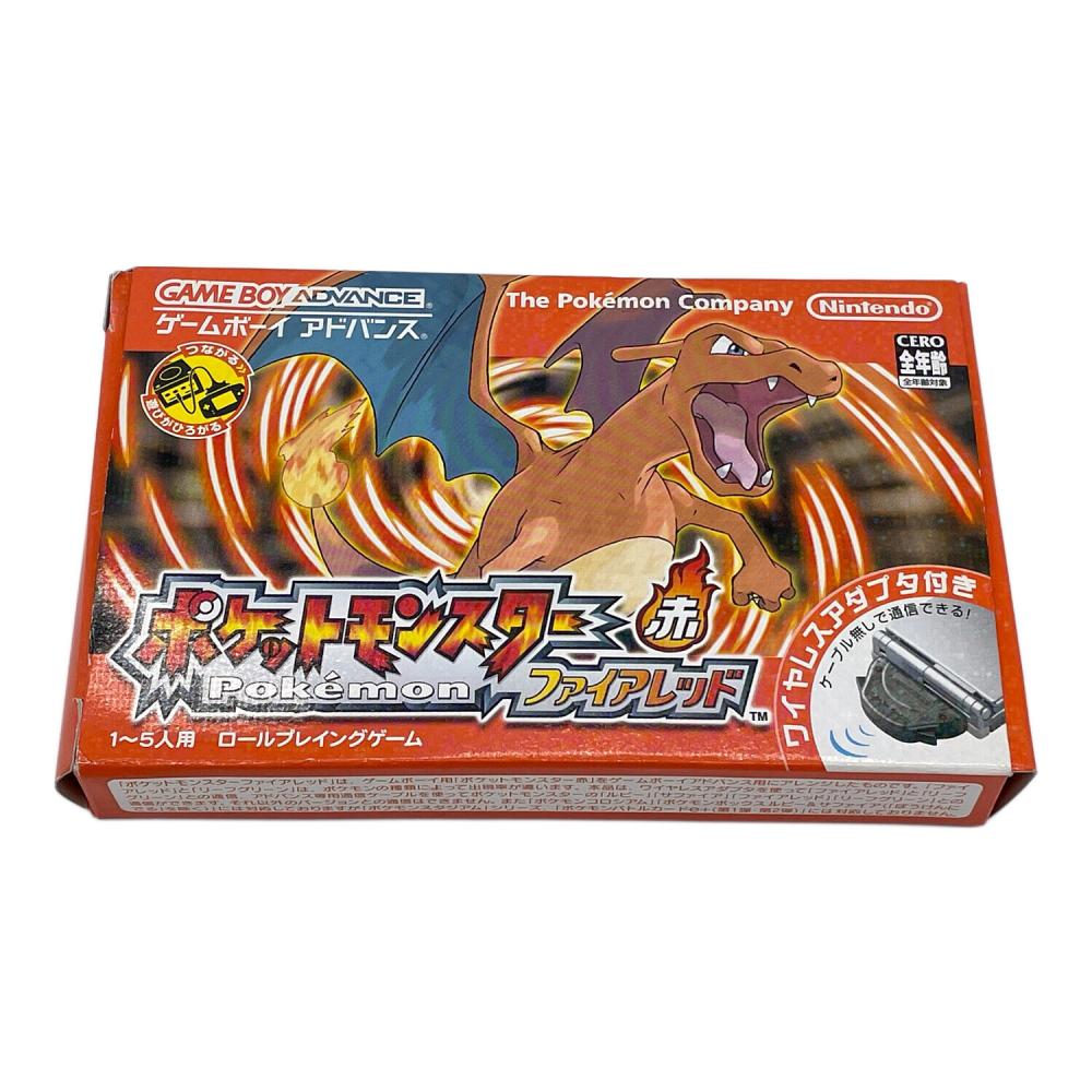 ポケットモンスターファイアレッド ゲームボーイアドバンス用ソフト