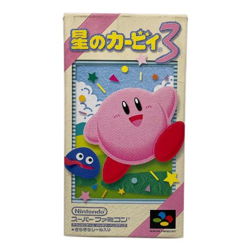 星のカービィ3 スーパーファミコン用ソフト -