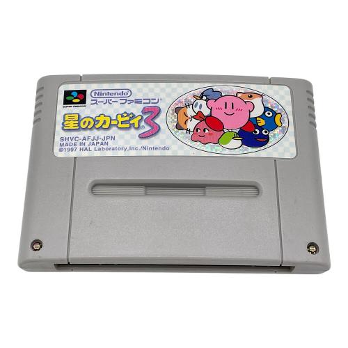 星のカービィ3 スーパーファミコン用ソフト -