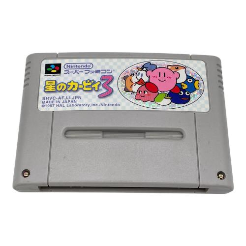 星のカービィ3 スーパーファミコン用ソフト -