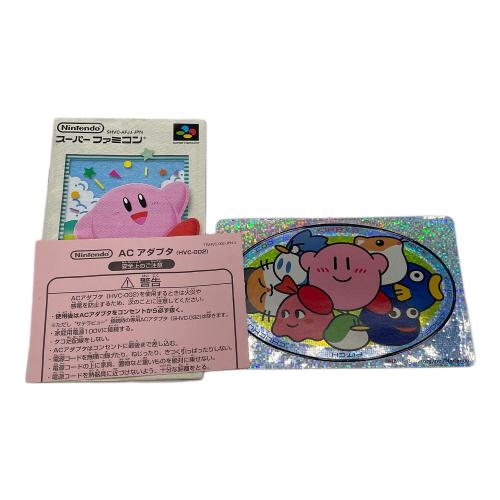 星のカービィ3 スーパーファミコン用ソフト -