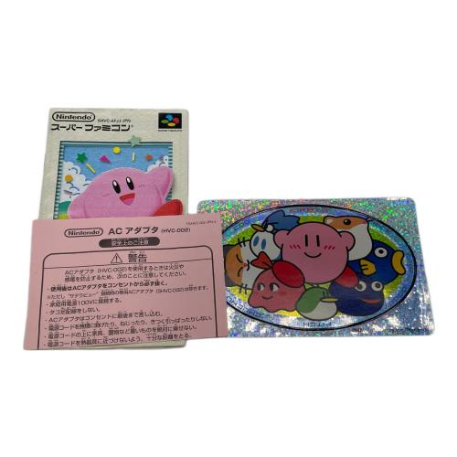 星のカービィ3 スーパーファミコン用ソフト -