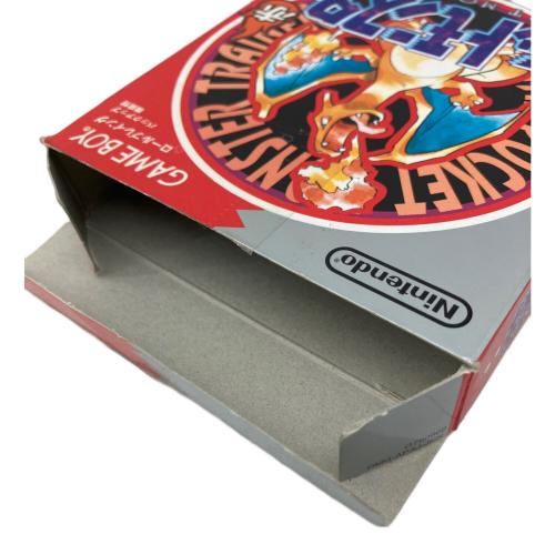 任天堂　ポケットモンスター赤 ゲームボーイ用ソフト 箱傷み有