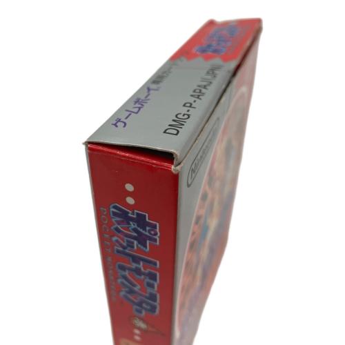 任天堂　ポケットモンスター赤 ゲームボーイ用ソフト 箱傷み有