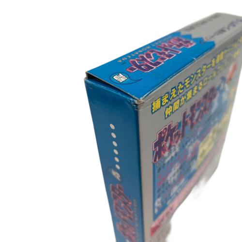任天堂　ポケットモンスター青 ゲームボーイ用ソフト 箱傷み有