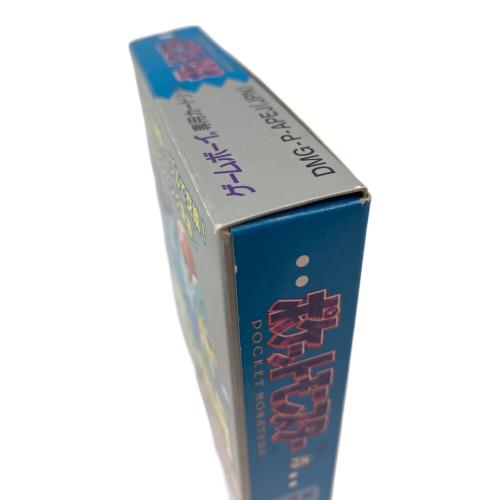 任天堂　ポケットモンスター青 ゲームボーイ用ソフト 箱傷み有