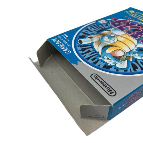 任天堂　ポケットモンスター青 ゲームボーイ用ソフト 箱傷み有