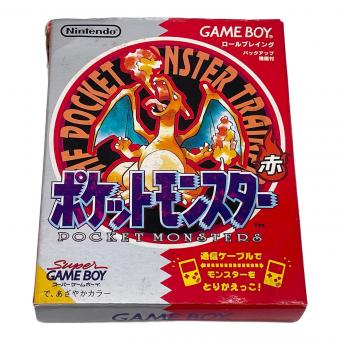 ポケットモンスター赤 ゲームボーイ用ソフト -