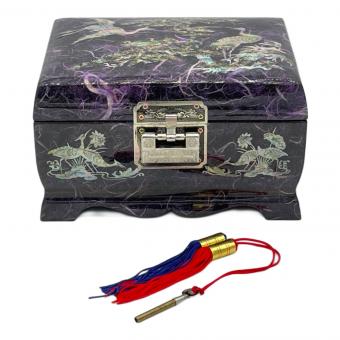 螺鈿細工 (ラデンザイク) ジュエリーボックス オルゴール付