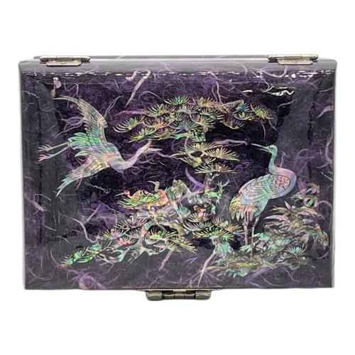 螺鈿細工 (ラデンザイク) ジュエリーボックス オルゴール付