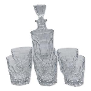 Bohemia (ボヘミア) CRYSTALITE Acapulco ウィスキーデキャンタ＆グラスセット