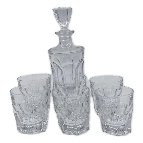 Bohemia (ボヘミア) CRYSTALITE Acapulco ウィスキーデキャンタ＆グラスセット