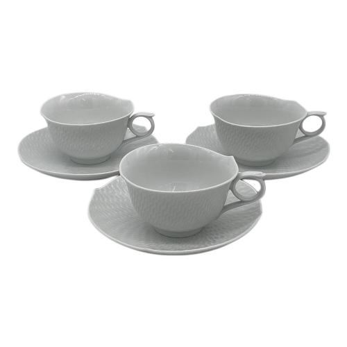 Meissen (マイセン) カップ&ソーサーセット 波の戯れホワイト