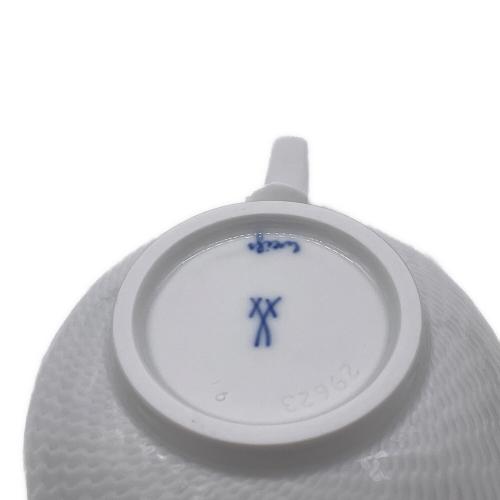 Meissen (マイセン) カップ&ソーサーセット 波の戯れホワイト
