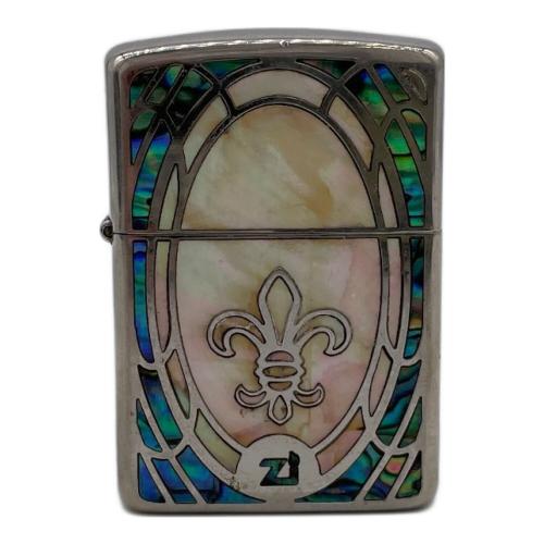 ZIPPO (ジッポ) オイルライター 2003年製 シェルインレイ
