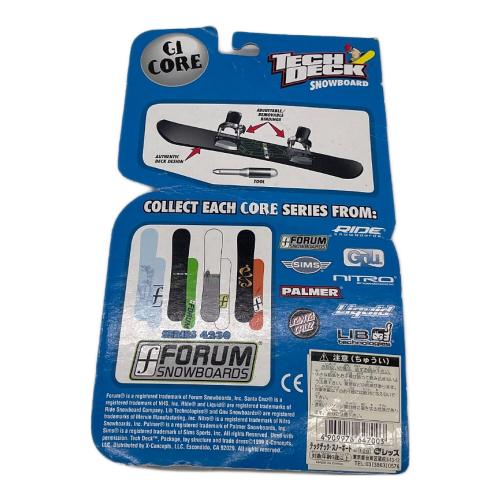 TECH DECK FORUM SNOWBOARDS フィギュア 箱傷み有