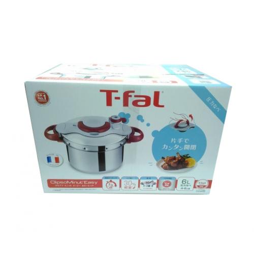T-Fal 圧力鍋 ルビーレッド 未使用品 6L ティファール 圧力鍋 未使用品 