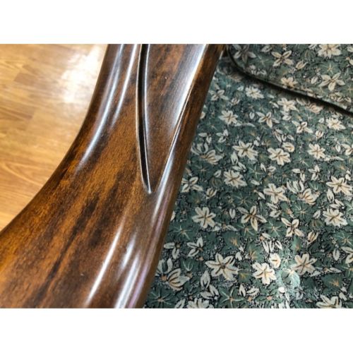 karimoku (カリモク) アームチェアー ブラウン×グリーン コロニアル/WC60シリーズ