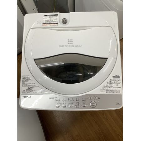 TOSHIBA (トウシバ) 全自動洗濯機 5.0kg AW-5G6 2019年製 50Hz／60Hz