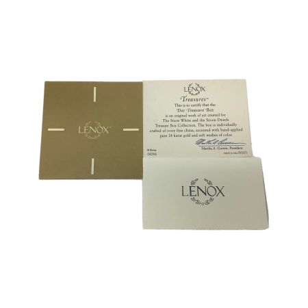 DISNEY (ディズニー) ディズニー treasure box LENOX 廃盤品