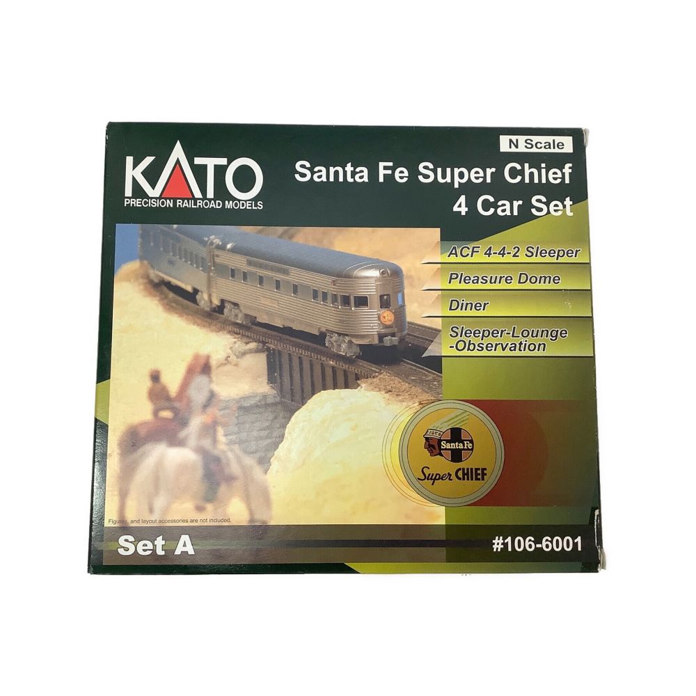 KATO (カトー) Santa fe Super Chief 4 Car Set 106-6001｜トレファク 