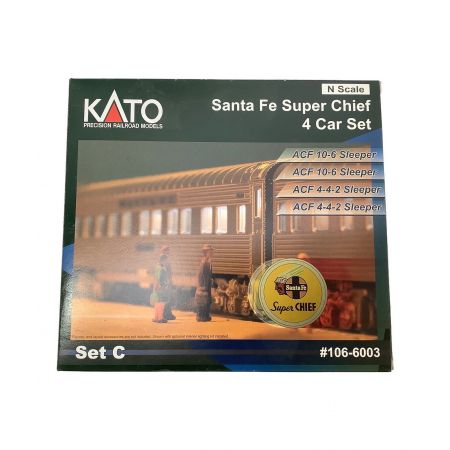 KATO (カトー) 模型 サンタフェ スーパーチー客車 4両