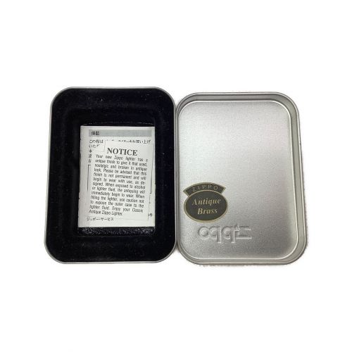 ZIPPO ZIPPO '97 MARLBORO COMPASS ANTIQUE BRASS