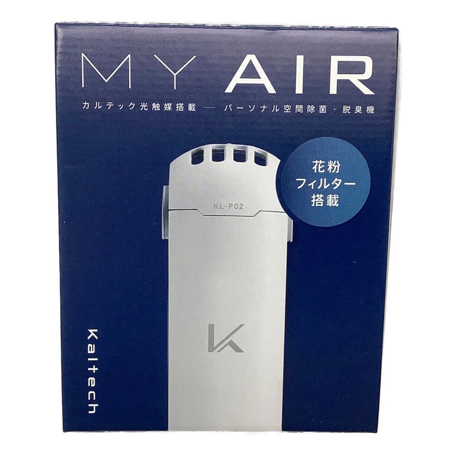 リコール対象外】カルテック KL-P02-W MY AIR 携帯型 除菌脱臭機