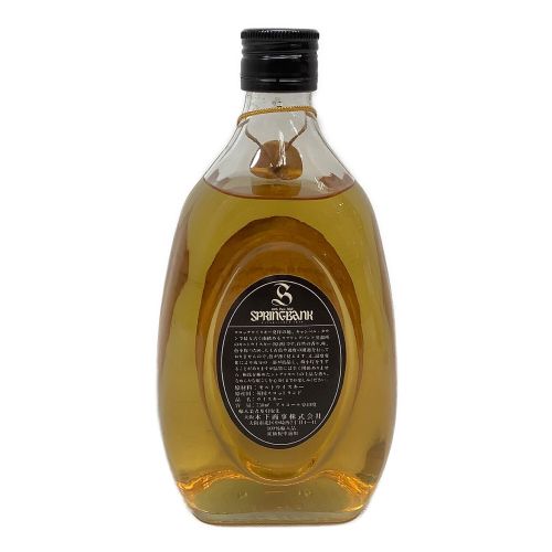 スコッチ 750ml SPRINGBANK 8年 【特級】 未開封