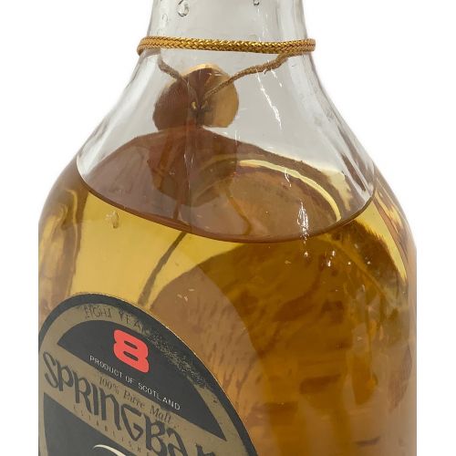 スコッチ 750ml SPRINGBANK 8年 【特級】 未開封