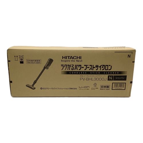 HITACHI (ヒタチ) スティッククリーナー PV-BHL3000J 2022年製 程度S(未使用品) 純正バッテリー 未使用品