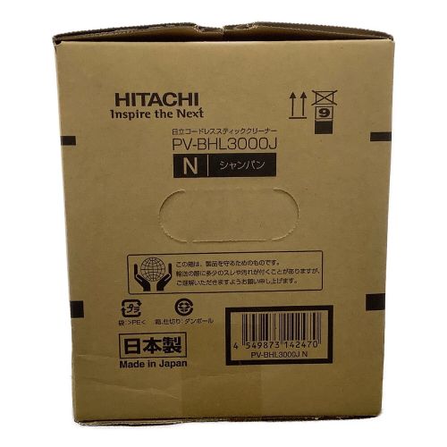 HITACHI (ヒタチ) スティッククリーナー PV-BHL3000J 2022年製 程度S(未使用品) 純正バッテリー 未使用品