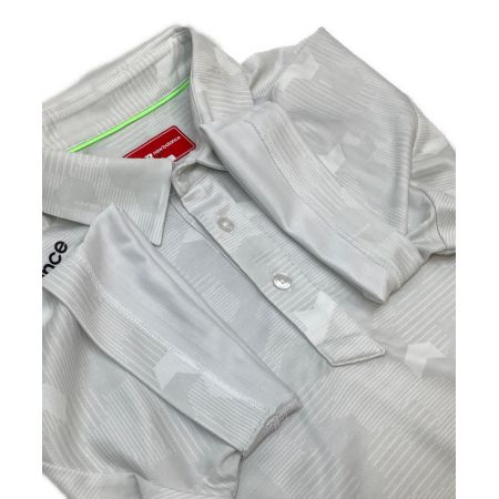 NEW BALANCE (ニューバランス) ゴルフシャツ メンズ SIZE XL グレー 012-2168003