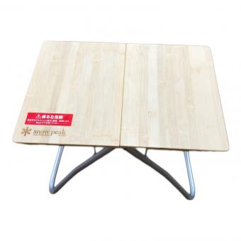 Snow peak (スノーピーク) アウトドアテーブル My!テーブル 竹 LV-034T