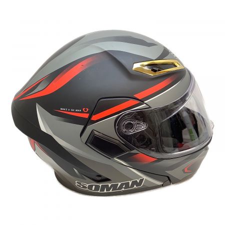 SOMAN バイク用ヘルメット L 59/60 PSCマーク(バイク用ヘルメット)有