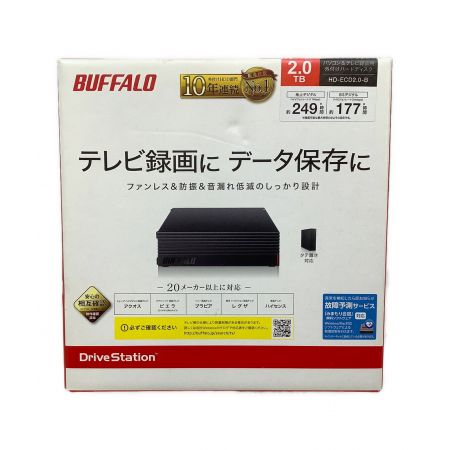BUFFALO (バッファロー) 外付ケハードディスク HD-ECD2.0-B