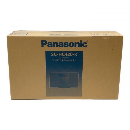 Panasonic (パナソニック) コンパクトステレオシステム SC-HC420-K 2021年発売モデル -