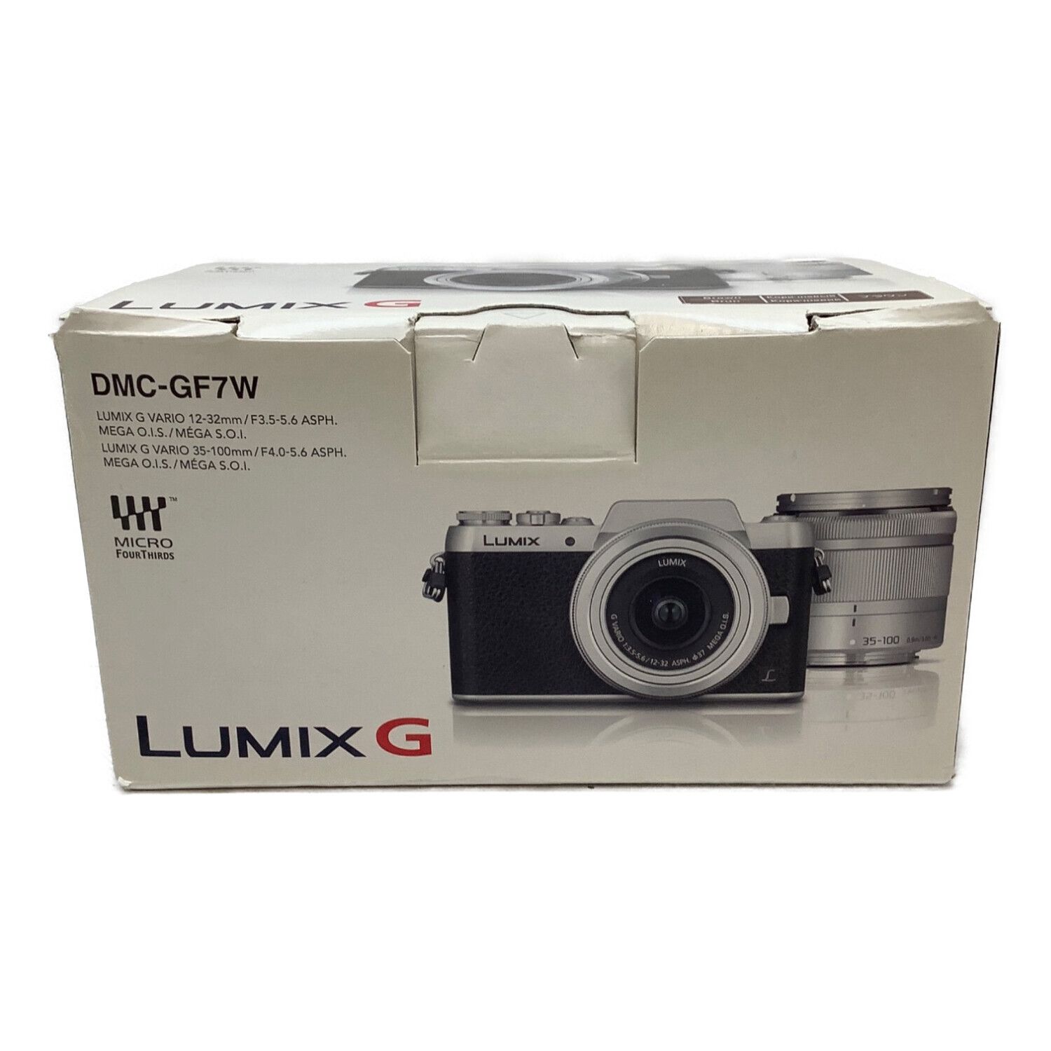 外箱付属品のCD-パナソニック　デジタルカメラ/ダブルズームレンズキット DMC-GF7W