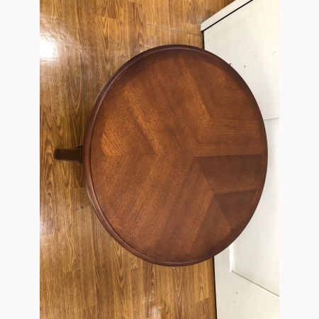 マルニ木工 サイドテーブル ブラウン ラウンド 地中海シリーズ